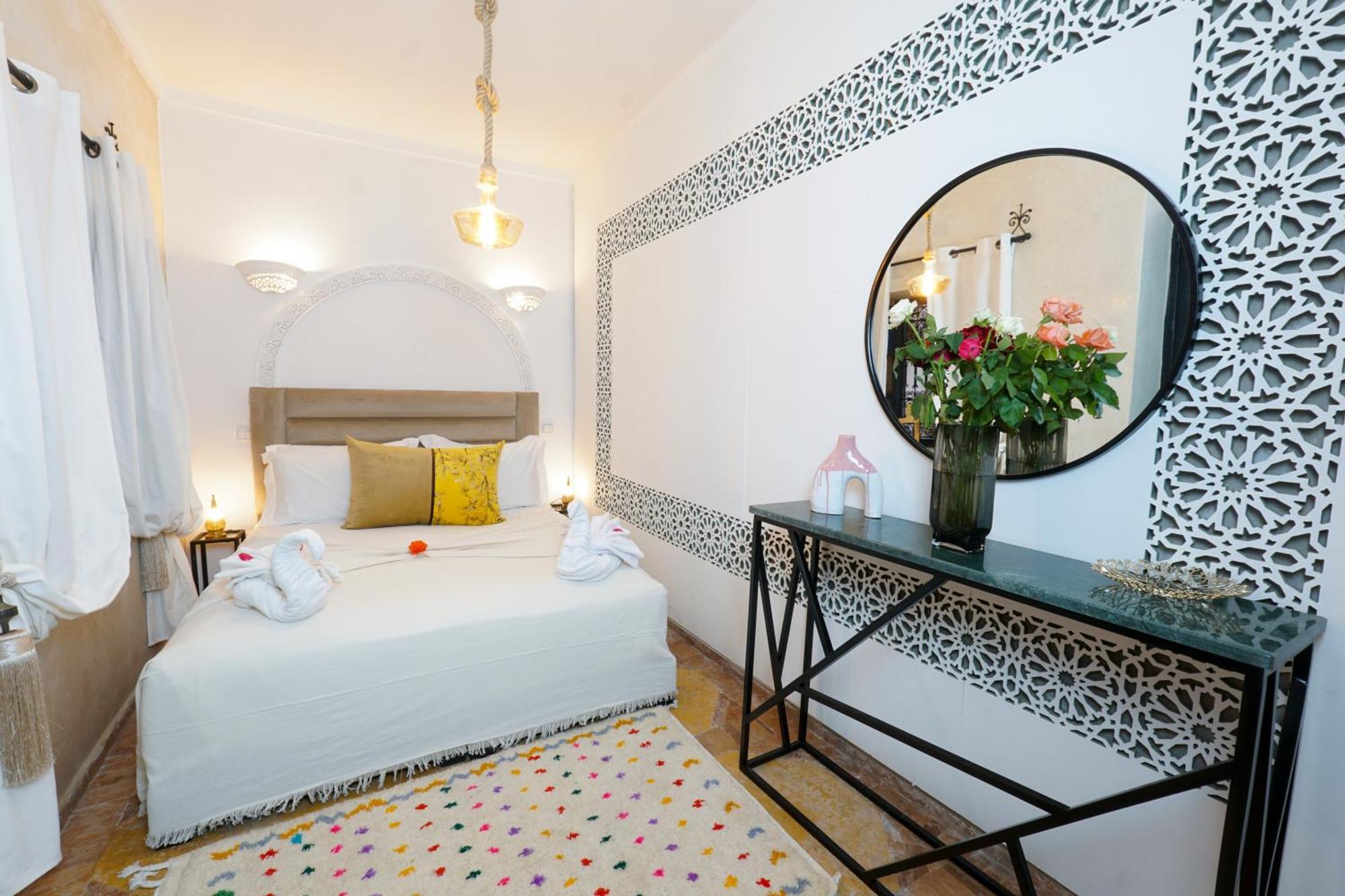 Riad Darna 4 Chambres Avec Piscine Et Petit Dejeuner Marraquexe Exterior foto
