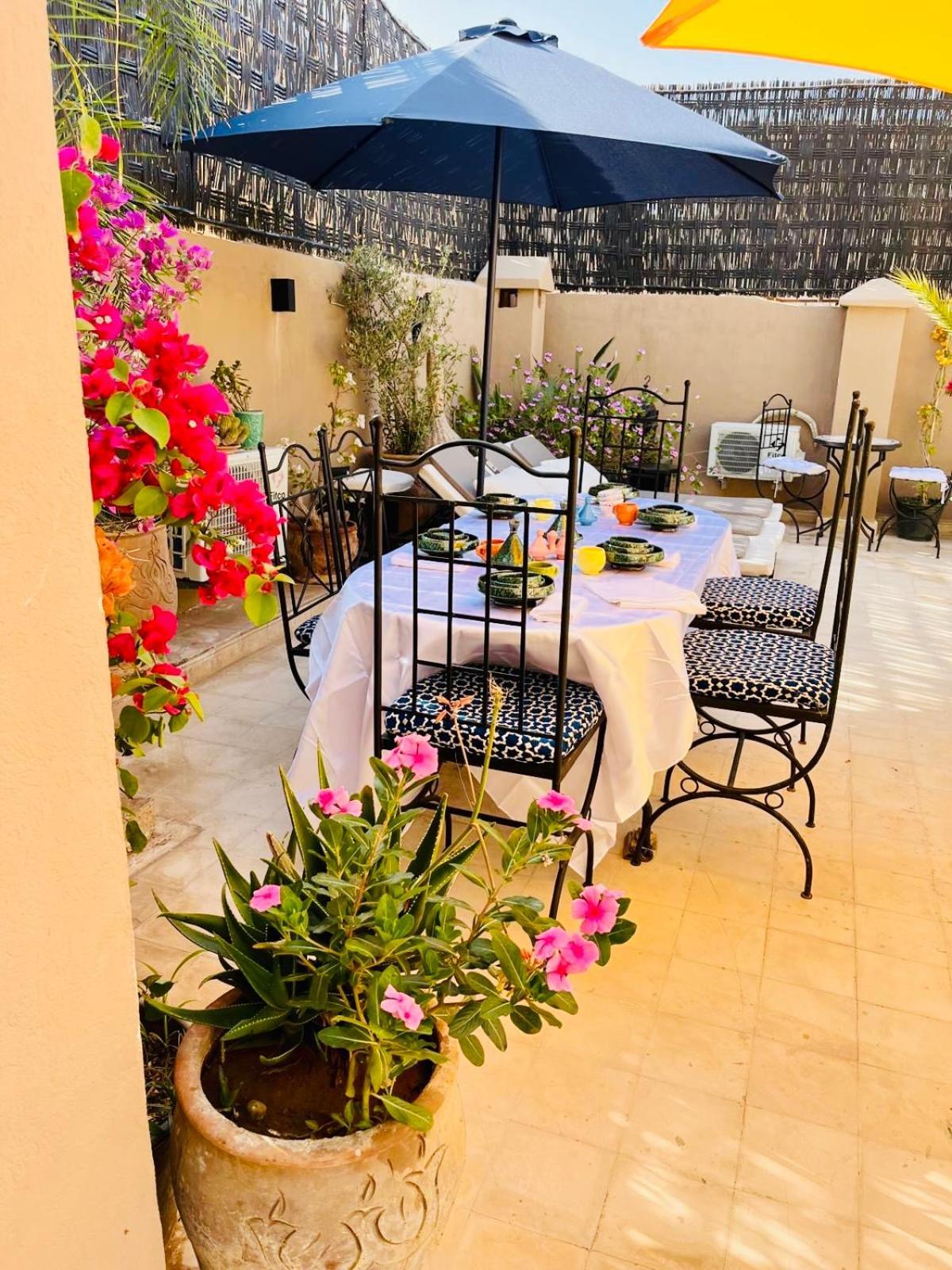 Riad Darna 4 Chambres Avec Piscine Et Petit Dejeuner Marraquexe Exterior foto