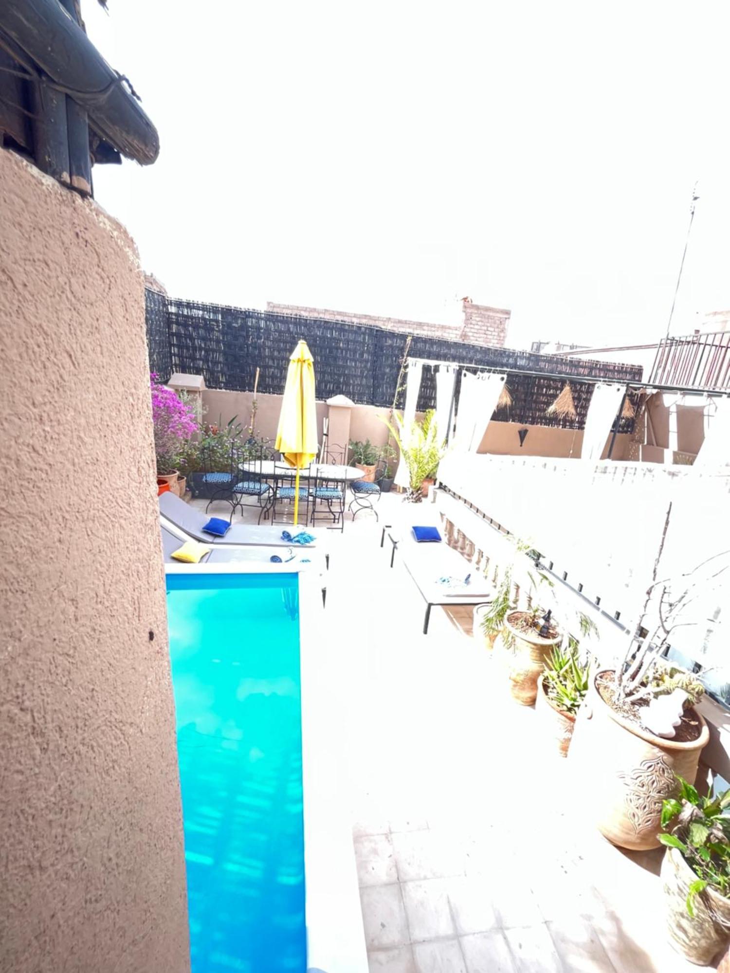 Riad Darna 4 Chambres Avec Piscine Et Petit Dejeuner Marraquexe Exterior foto