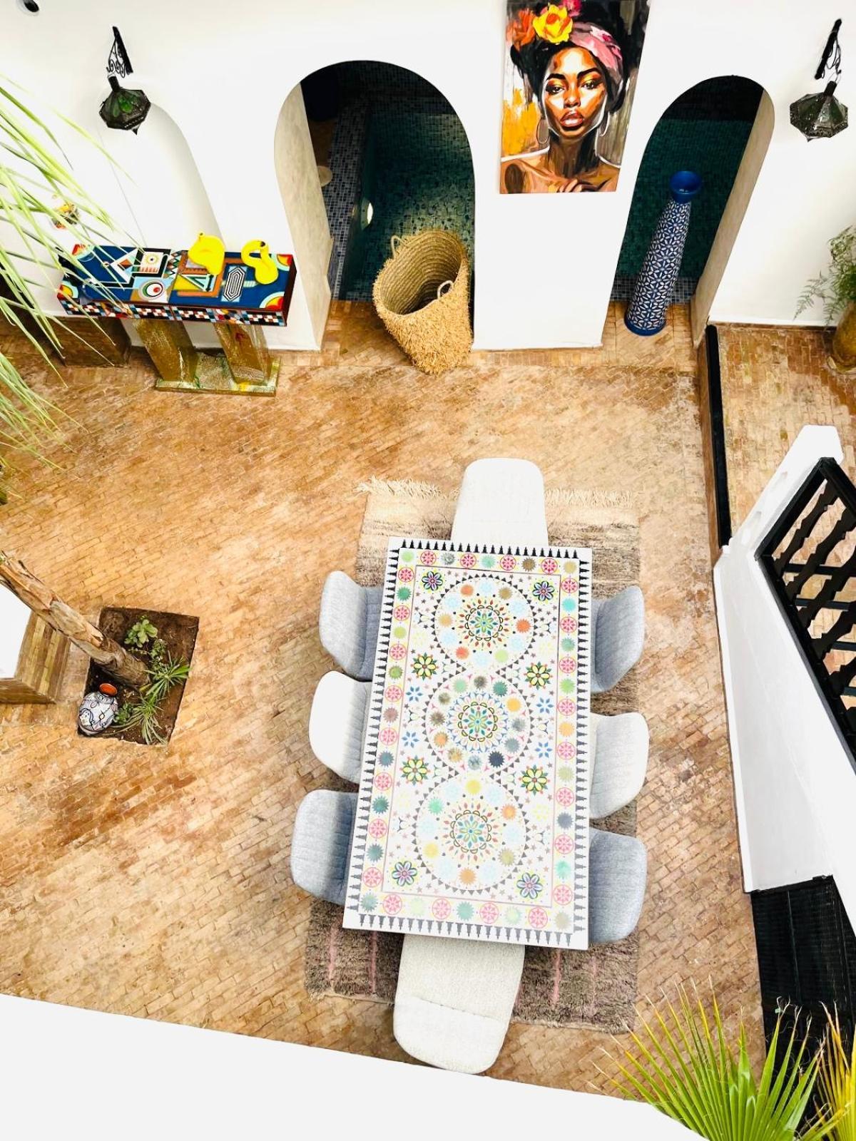 Riad Darna 4 Chambres Avec Piscine Et Petit Dejeuner Marraquexe Exterior foto