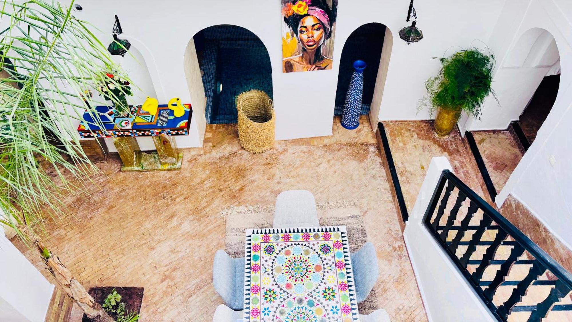 Riad Darna 4 Chambres Avec Piscine Et Petit Dejeuner Marraquexe Exterior foto