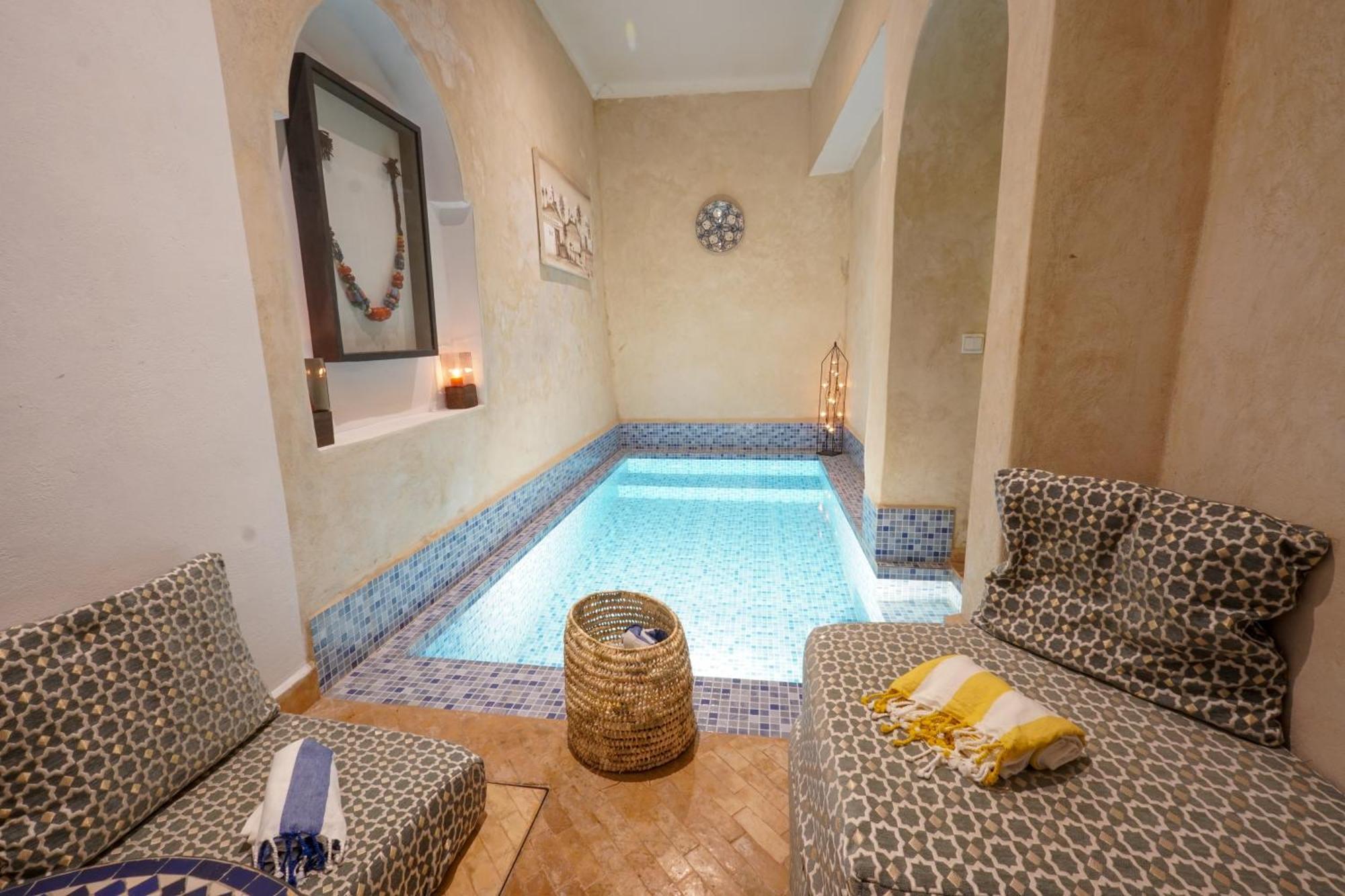 Riad Darna 4 Chambres Avec Piscine Et Petit Dejeuner Marraquexe Exterior foto